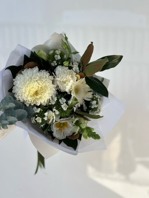 Signature Bouquet - White and Greens